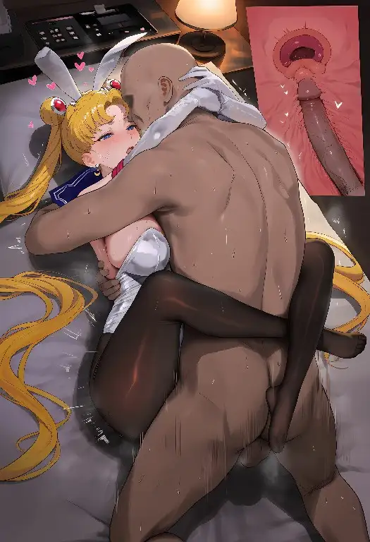 [3D彩漫无修正无字] cMonster ~ Usagi Tsukino (Sailor Moon) Bunny Girl x OLD MAN 美少女战士 [204M]